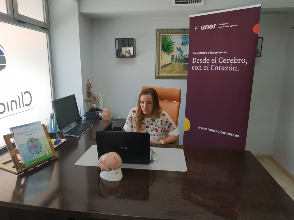 Marina González, logopeda en fundación uner